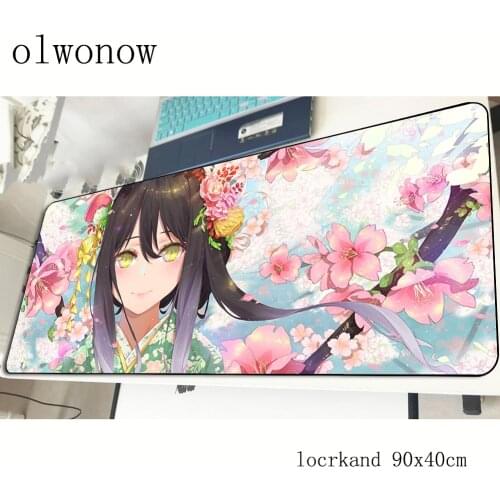 Princess Connect Re Dive mouse pad 40x80cm mats Computer mouse mat gaming accessories XL large mousepad keyboard games pc gamer