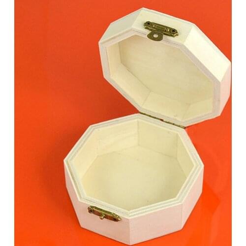 Multifunction Wooden Octagon Box Wood Jewelry Box Jewelry Organizer Storage Case Decorative Packaging Boxes Gift Boxes