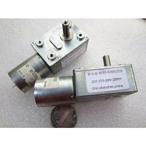6V / 12V JGY370 Turbine Worm DC Gear Motor All Metal Gear Mechanical Equipment / Power Tools / DIY Accessories