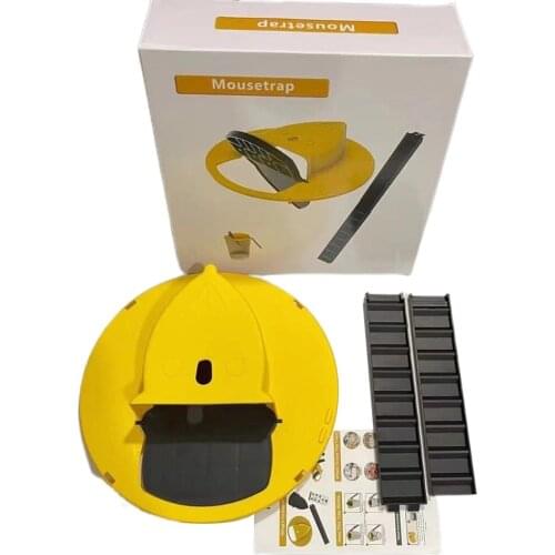 New Reusable Smart Mouse Trap Humane Clear Plastic No Kill Rodents Catcher Mice Piege Rat Live Trap For Indoor Outdoor Pest