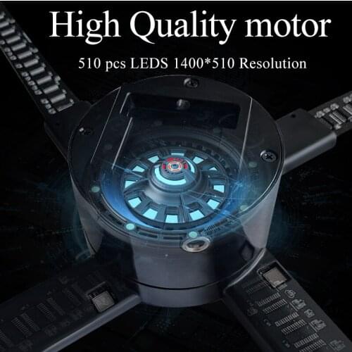 NEW upgrade 43cm 3D Hologram projector Advertising Display LED Holographic fan Naked Eye Fan light 3d Advertising logo Light