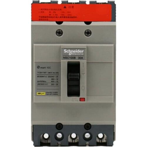 NSC100B 10kA 30A 3P3T NSC100B3030N 3P | 100A | 30A | 10kA SC plastic case distribution protection circuit breaker