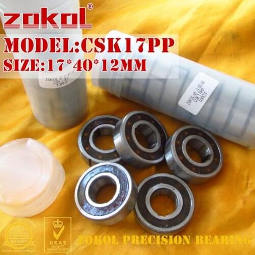 ZOKOL bearing CSK17 CSK17PP BB17 ZZ6203 Double-Groove One Way Clutch Bearing 17*40*12mm