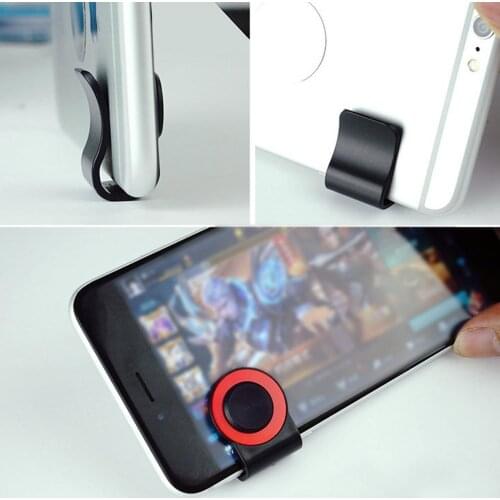 Portable Round Game Joystick Clip Rocker Mobile Phone Button Mini Controller Round For Tablet Touch Screen Clip-on Game Rocker