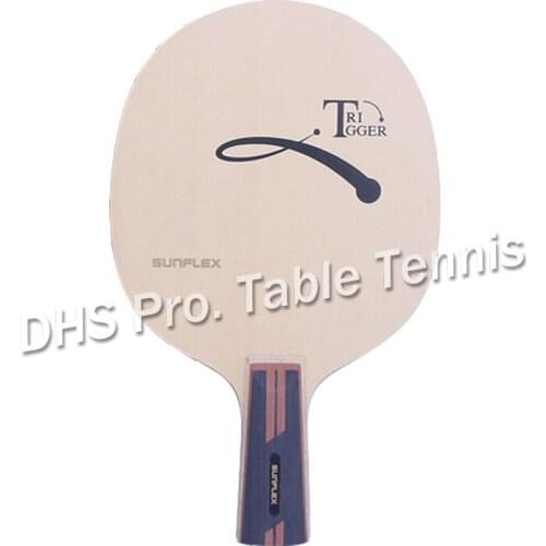 SUNFLEX TRIGGER TNT UD Table Tennis Racket 5 ply wood long handle short handle PingPong blade