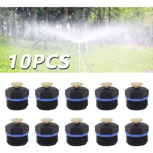 10pcs Hot Atomizing Nozzle Adjustable Centrifugal Lawn Garden Sprinkler Dust Cool Micro Jet Mist Agricultural Sprayer Irrigation