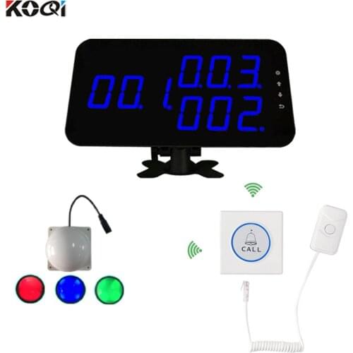 Nurse Call System For Hotspital 433.92Mhz CE-cetification Transmitter Button Receiver Display Corridor Light