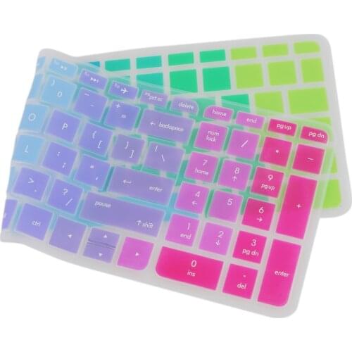 Keyboard Protector Film Silicone Skin Cover for HP Pavilion 15-ab 15inch Laptop PC Notebook Keyboard Protective Cover Skin