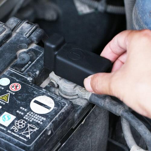 1 Piece Black Non-flammable Plastic Negative Power Batteries Cover Battery Protection Covers for VW Polo Jetta Skoda Fabia Rapid