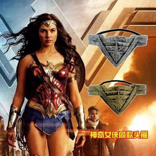 New Wonder Girl Headband Headwear Mask Wonder Female Movie Cosplay Props Accessories Halloween Woman Headband