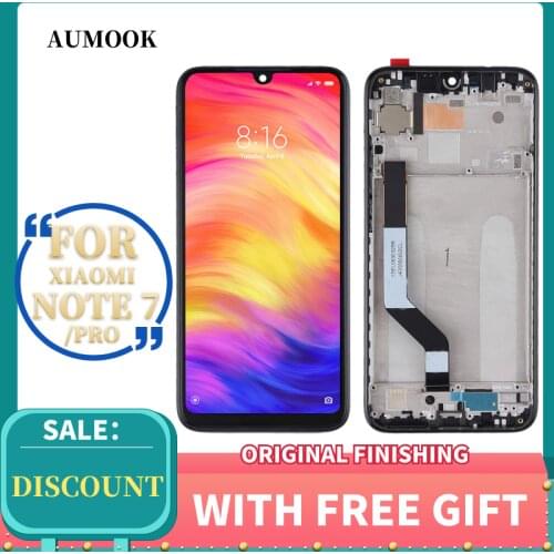 6.3 inch LCD for Xiaomi Redmi Note 7 Screen Display Touch Screen With Frame Digitizer Assembly Replacement for Redmi Note 7 LCD