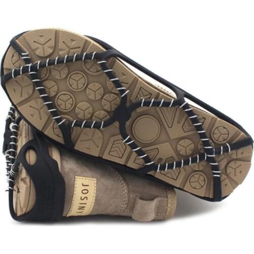 1Pair Non-slip Ice Snow Crampon Silicone Shoe Covers Outdoor Sports Supplies Crampons Winter Climbing Anti Slip Shoes Cover Tool