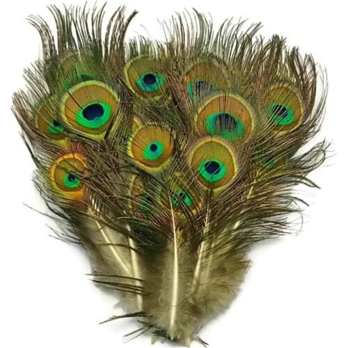 20Pcs/Lot Natural Rare Small Peacock Feather Eye 5-10cm peacock decor Feathers for Crafts Pheasant Feather Plume Decoration DIY