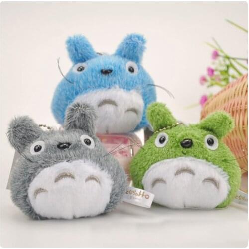 8cm 3 Colors cute Stuffed Plush Toys Bag String Key Ring Pedant Cute Cartoon Mini Soft Baby Doll