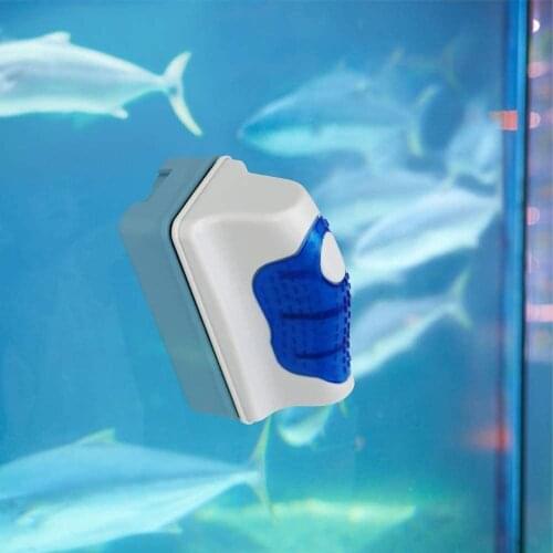 Aquarium Magnetic Fish Tank Scraper Glass Cleaner Scrubber Floating Clean Brush Brush Glass Algae Cleaning Scraper Fish Tools