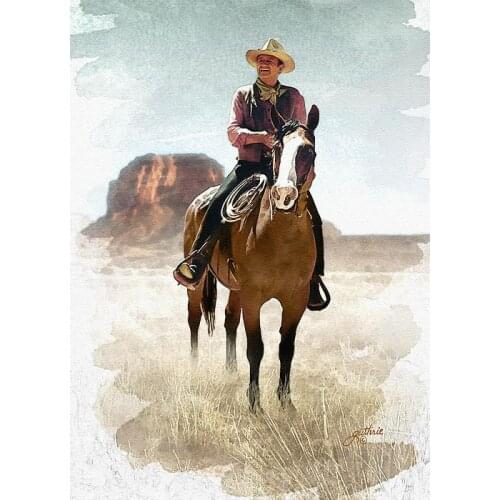 TOUOILP Full Square/Round Drill 5D DIY Diamond Painting"John Wayne"Diamond Embroidery Cross Stitch Mosaic Home Decor Gift