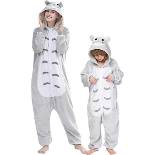 Children Pajama Kid Boy Girl Anime Overall Pijama Winter Onesies Onepiece Baby Animal Sleepwear Cosplay Flannel Pyjama Jumpsuits
