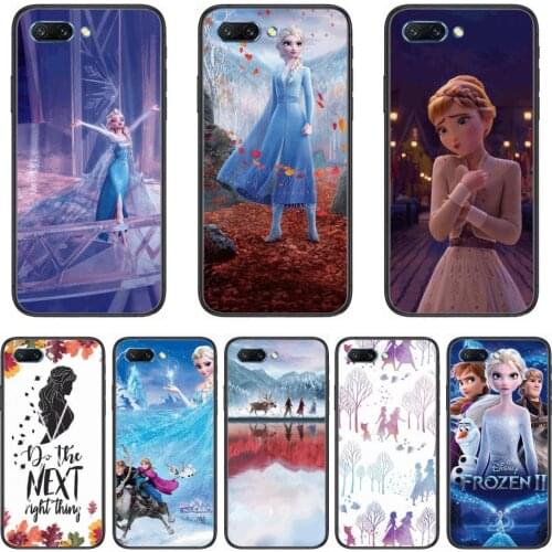 Disney Frozen Elsa Olaf clear Phone Case For Huawei Honor 10 9 8 7 N Pro Lite A C RU Black Etui Coque Hoesjes comic fashion