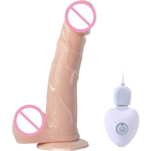 20 Speeds Dildos Vibrator with Suction Cup Realistic Penis for Women Vaginal G-spot Cock Dong Anal Masturbation Sex Toys