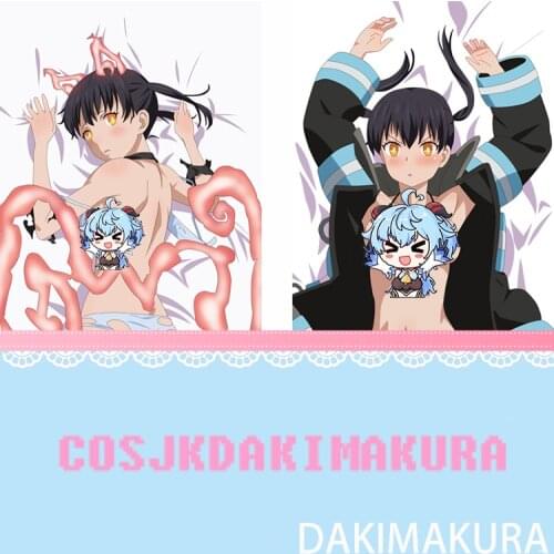 Fire Force Kotatsu Tamaki Anime Dakimakura Female HD Print Pillowcase Body Hugging Pillow Cover Case Bedding Exquisite Gifts