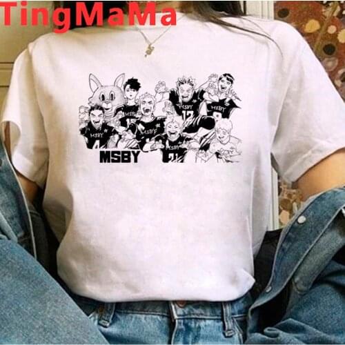 Oya Oya Oya Haikyuu Bokuto Manga Shoyo Volleyball tshirt male vintage couple harajuku kawaii 2021 top tees summer top