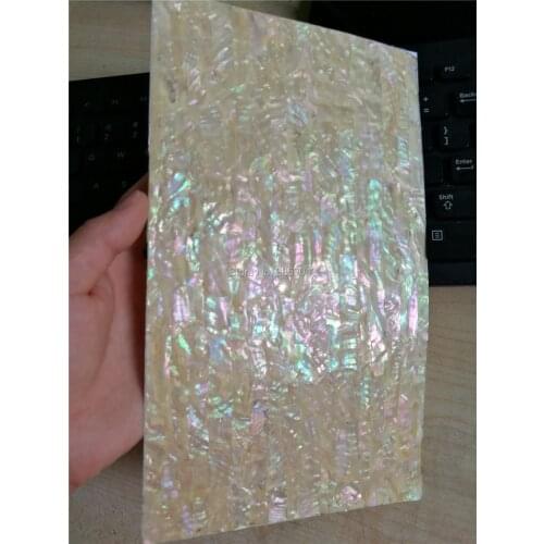 Flexible abalone sheet mother of pearl laminate sheet shell veneer self-adhesive sticker backing 30pcs/lot qch192