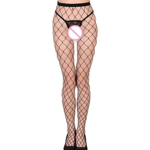 10 Pcs Sexy Crotchless Pantyhose Women Fishnet Tights Stockings Seamless Pantyhose Vrouw Kousen Female Net Nylon Panty Hose Fish