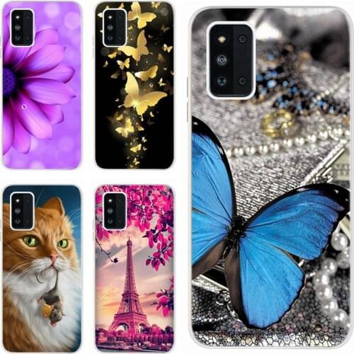 Beautiful Flowers For Cover Samsung Galaxy F52 5G Case Soft Slim Fundas Cute Silicone Phone Cases For Samsung F52 F 52 5G Bumper