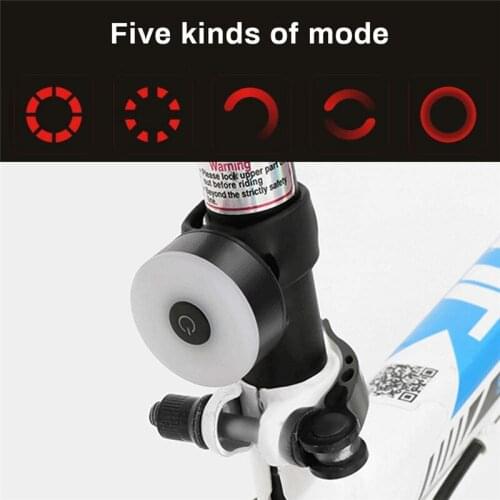 Mini Bike Taillight Multi Lighting Modes Bicycle Light USB Charge Led Bike Light Mountains Bike Rear Light Accessories
