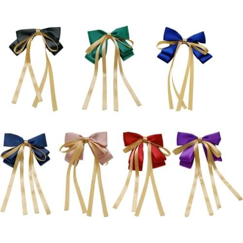 Soft Hair Bow Clip Lolita Party Girl French Barrette Style Women Hair Clips Wedding Prom Decor