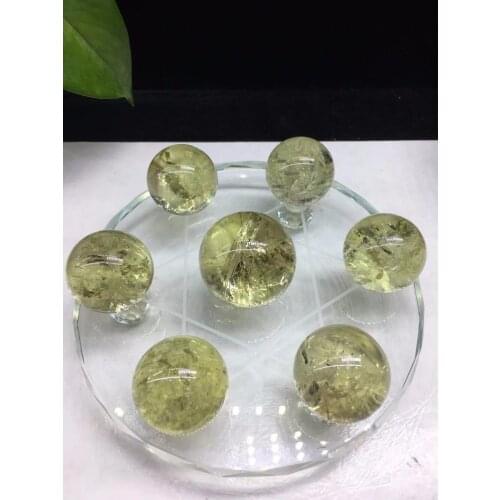 Natural white crystal ball Lucky seven array and home furnishing articles furnishing articles office