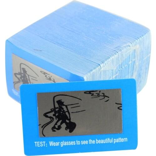 Polarized Test Card Test Light Glasses Testing Card Fishing card