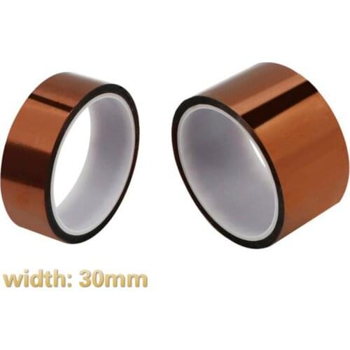 30mm professional100ft Heat Resistant High Temperature High insulation electronics industry welding Polyimide Kapton Tape