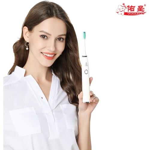 Adult IPX8 Electric Toothbrush USB Fast Rechargeable Sonic Waterproof Toothbrush 5 Mode Travel Toothbrush Brush Head