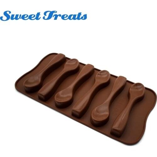 Sweettreat Silicone Spoon Baking Mold Chocolate Biscuit Candy Jelly Mold Baking Kitchenware
