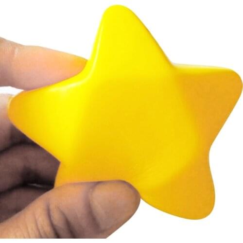 Funny 12Pcs Soft Foam Anti Stress Ball Toys Squeeze Star Shaped Ball Stress Pressure Relief Relax Novelty Fun Gifts Vent Gag Toy