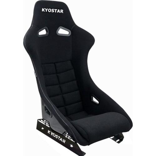 Kyostar Universal Stainless Steel Black Low Seat Side Mount for Bride Recaro Sparco OMP Bucket Seat