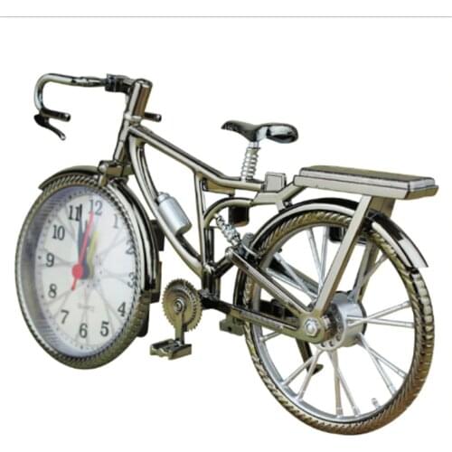 Bicycle Alarm Clock Motor Bike Cycle Chopper Quartz Alarm Clock Watch Time Desk Room Kids Gift Xmas