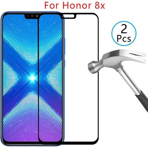 9d screen protector tempered glass case for huawei honor 8x cover on honor8x honer onor 8 x x8 6.5 protective phone coque bag
