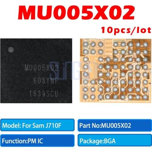 10pcs/lot For Samsung Galaxy J710F MU005X02 Power IC J710 Small power PMIC PM IC chip