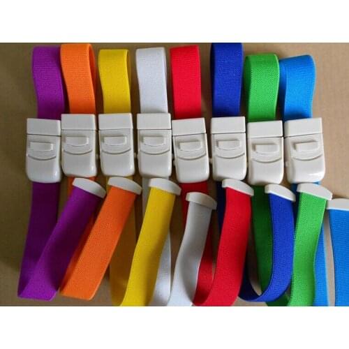 100Pcs Professional Outdoor Quick Release Buckle Medical Tourniquet Elastic Emergency Stanch Hemostasis Strap Tape For Emergency