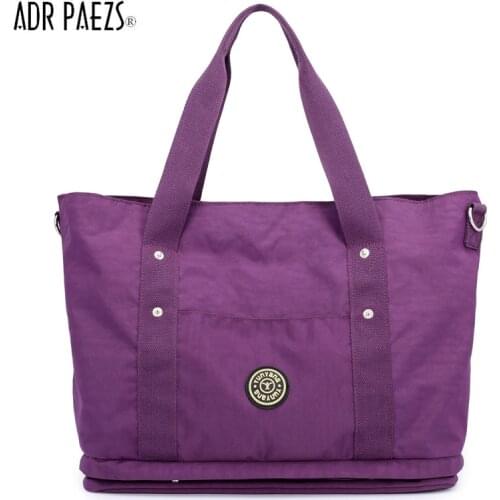 2020 new nylon duffle bag travel bag women large capacity hand luggage valise bolsa de viagem womens handbags mummy weekend bag