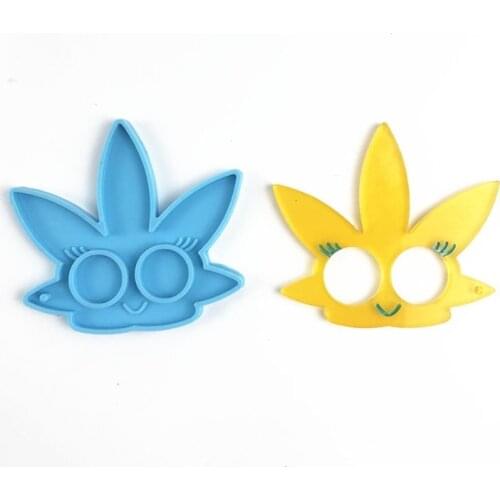 Tree Leaf Keychain Epoxy Resin Mold Jewelry Pendants Silicone Mould DIY Crafts Decoration Casting Tools