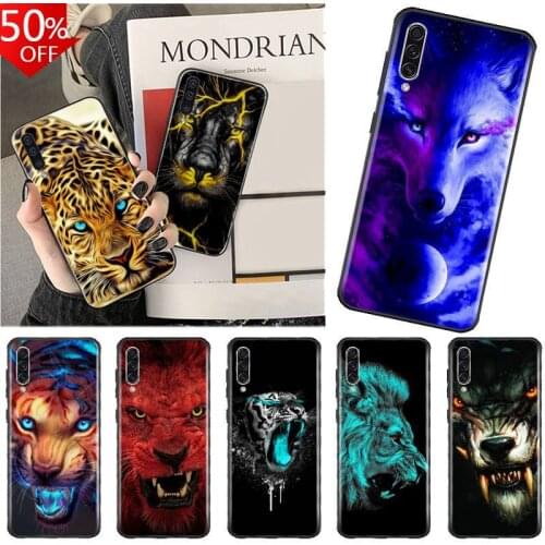 Animal Lion Tiger Funda Phone Case For Samsung Galaxy A 3 6 7 8 10 21 01 11 31 91 10S 20S 30S 50S PLUS