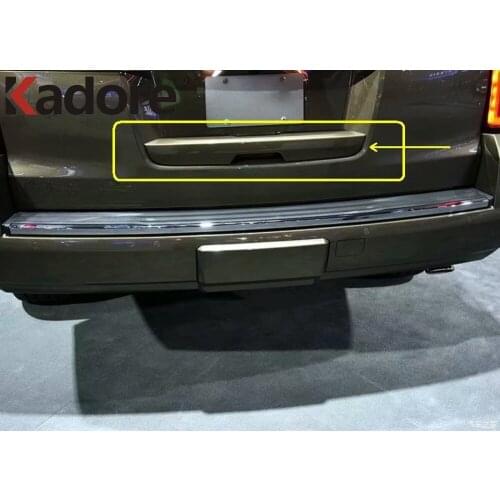 For Chevrolet Suburban 2021 2022 /GMC YUKON 2015-2019 Chrome Rear Trunk Tail Door Handles Cover Trim Frame Car Accessories