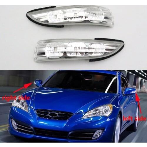 For Hyundai Genesis Coupe 2009 2010 2011 2012 2013 2014 Car Side Door Rearview Mirror Lamp Turn Signal Light OEM 87614 2M000