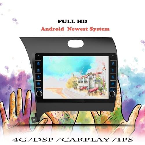 Multimedia Player Android 10 Auto Car Radio For Kia Cerato K3 Forte 2013 2014 2015 2016 2017 Navigation GPS 2 din DVD Cassette