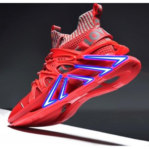 Breathable Blade Running Shoes 46 Light Mens Shoes New Sports Shoes Large Size Sneakers 45 Fashion Outdoor Jogging Casual Shoes