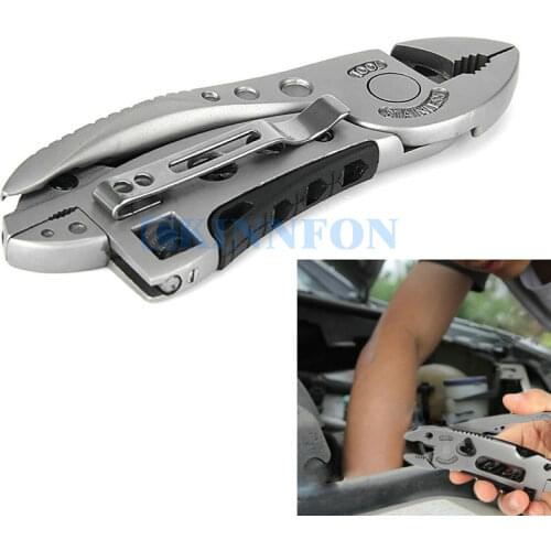20Pcs/Lot Multi-tool Knife Gear EDC Tool Set Adjustable Wrench Jaw Screwdriver Pliers Tool