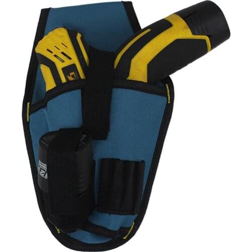 NEW Tool Bag 600D Oxford Cloth Electric Drill Storage Case Tools Pouch with 5 Elastic Pockets Tools Durable Storage Container